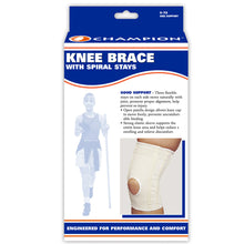 FRONT OF KNEE BRACE WITH FLEXIBLE STAYS PACKAGING