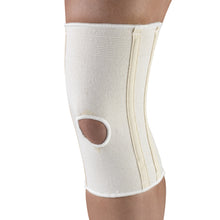 TILTED VIEW OF KNEE BRACE WITH FLEXIBLE STAYS