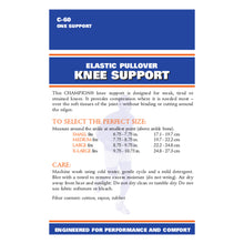 BACK OF FIRM ELASTIC ANKLE SUPPORT PACKAGING