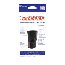 C-212 / KNEE WRAP WITH PATELLAR STABILIZING PAD