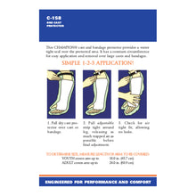 BACK OF CAST PROTECTOR HALF-ARM PACKAGING