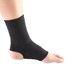 BLACK ELASTIC ANKLE SUPPORT