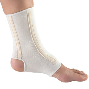 ANKLE BRACE WITH FLEXIBLE STAYS