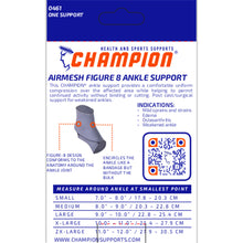 0461 / AIRMESH FIGURE 8 ANKLE SUPPORT / PACKAGING