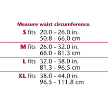 SPORTS SUPPORT SIZE CHART