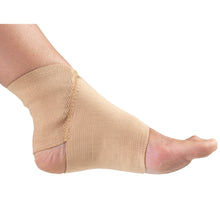 OUTSTRETCHED FOOT WEARING  FIGURE-8 ANKLE SUPPORT