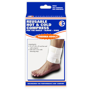THERMA-KOOL REUSABLE HOT / COLD COMPRESS 4" X 9" FOR ANKLE, ELBOW AND KNEE PACKAGING