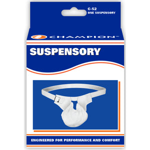 FRONT OF SUSPENSORY PACKAGING