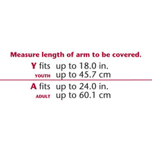 CAST PROTECTOR HALF-ARM SIZE CHART