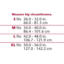 HERNIA BELT SIZE CHART