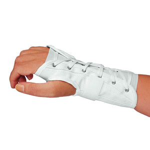 SIDE OF REVERSIBLE CLOTH WRIST SPLINT