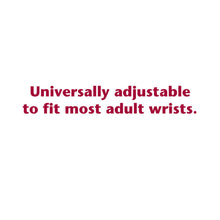TEXT STATING SELF-ADHERING ELASTIC BANDAGE IS UNIVERSALLY ADJUSTABLE TO FIT MOST ADULTS