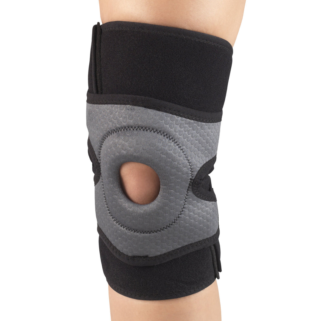 MULTILAYER KNEE WRAP WITH STABILIZER PAD